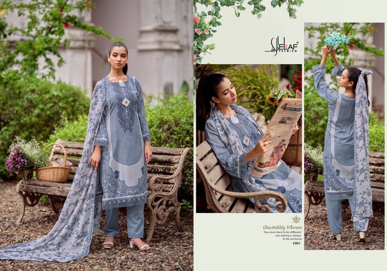 ASRAJOFA VOL 3 BY ELAF 1001 To 1008 Series Beautiful Festive Suits Stylish Fancy Colorful Ethnic Wear Soft Cotton Print Dresses At Wholesale Price